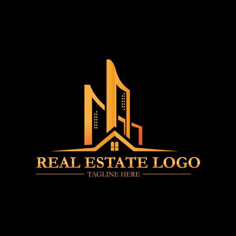 Luxury Vector Real Estate or property logo design template Property Logo Design, Luxury Real Estate Logo, Rs Logo, Property Logo, Estate Logo, Construction Logo, Realtor Logo, Real Estate Logo, Logo Banners