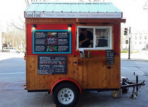 Food Truck, Trailer Designs | Caged Crow Fabrication Diy Food Truck, Food Truck Trailer, Custom Food Trucks, Food Concession Trailer, Gerobak Dorong, Mobile Coffee Shop, Coffee Trailer, Food Rings, Hot Dog Cart