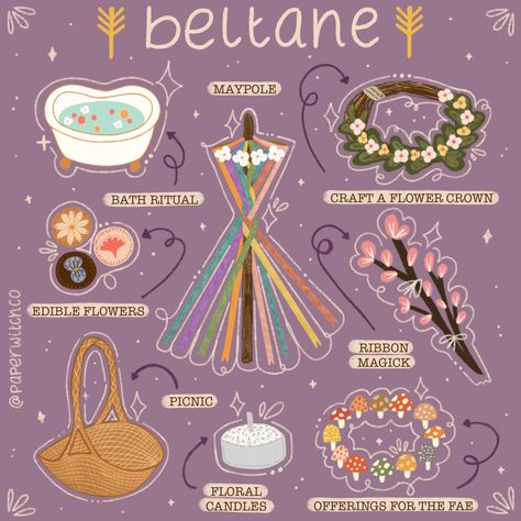 Imbolc Aesthetic Pagan, Beltane Outfit Ideas, How To Celebrate Beltane, Beltane Crystals, Ostara Illustration, Beltane Decor, Beltane Traditions, Imbolc Aesthetic, Ostara Aesthetic