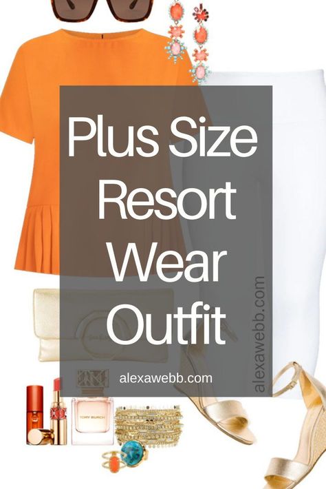 Plus Size Womens Resort Wear, Island Wear Plus Size, Summer Plus Size Travel Outfits, Plus Size White Capri Outfits, Plus Size Capri Outfits Summer, Hawaiian Vacation Outfits For Women Plus Size, Beach Outfits Women Plus Size Vacation Outfits, Plus Size Outfits For Vacation, Vaction Dinner Outfit Plus Size