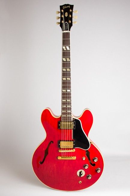 Gibson ES-345TDC Semi-Hollow Body Electric Guitar (1964 Rockabilly Guitar, Semi Acoustic Guitar, Esp Guitars, Gibson Es, Guitar Kits, Gibson Guitar, Archtop Guitar, Guitar Collection, Modern Music