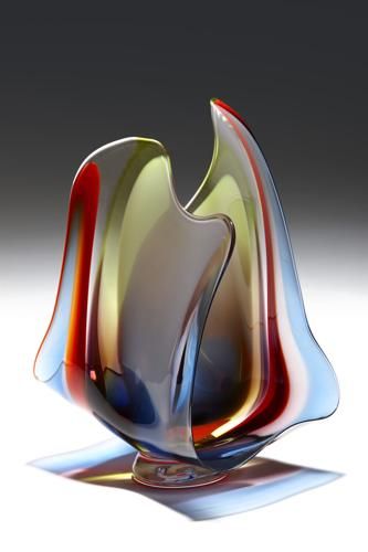 Handkerchief Art, Photography Commercial, Art Of Glass, Blown Glass Art, Glas Art, Glass Sculptures, Gorgeous Glass, Art Glass Vase, Contemporary Glass