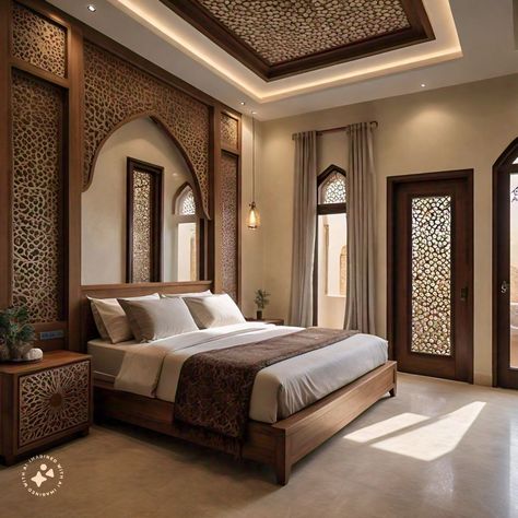 Indian Royal Bedroom Design, Morroco Interior Design, Modern Orientalism, Thai House Design, Moroccan Inspired Bedroom, Royal Bedroom Design, Artistic Interior Design, Traditional Bedroom Design, Royal Room