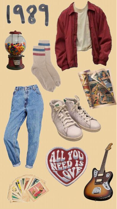 1989 Outfit | ShopLook 80’s Outfits, 80s Inspired Outfits, 80s Fashion Men, Look 80s, Stranger Things Outfit, 80’s Fashion, Taylor Swift Tour Outfits, Look Retro, 80s Outfit