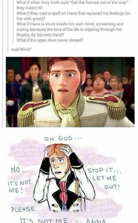 Hans Frozen Brothers, Ruin Childhood Disney, Frozen Theories, Dark Disney Theories, Wish Disney, Personality Change, Hans Frozen, Film Theory, Disney Cute