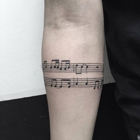 Music Bird Tattoos, Music Staff Tattoo, Sheet Music Tattoo, Musician Tattoo, Piano Tattoo, Drum Tattoo, Wrist Band Tattoo, Music Tattoo Sleeves, Tattoo Band