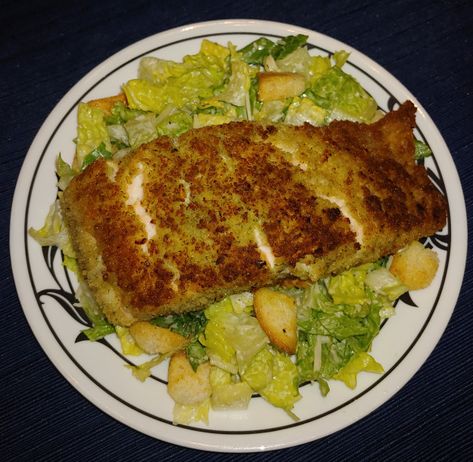 Blackened Salmon, Cheese Crust, Crusted Salmon, Healthier Recipes, Cheese Topping, Where It All Began, Do It Better, Salmon Fillets, Caesar Salad