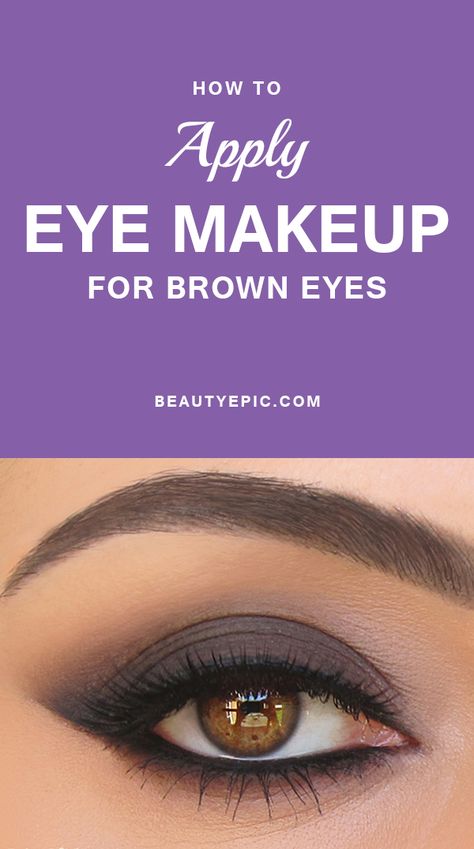 Eye Makeup For Honey Brown Eyes, Eyeshadow Looks Natural Brown Eyes, Mob Eye Makeup, Mac Eyeshadow Looks Brown Eyes, Brown Eyeshadow For Brown Eyes, Eye Makeup For Light Brown Eyes, Makeup For Honey Brown Eyes, Brown Eye Smokey Eye, Glam Smokey Eye Makeup Brown Eyes