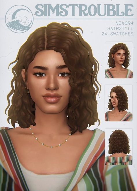 NIKORA by simstrouble | Patreon Sims 4 Cc Guy Hair Curly, Mm Sims 4 Hair, Sims Mm Cc, Sims 4 Mm Cc Hair, Maxis Match Cc Hair, The Sims 4 Hair Maxis Match, Sims 4 Maxis Match Cc Hair, Sims 4 Mm Hair, Sims 4 Cc Maxis Match Hair