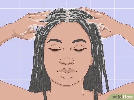 How to Wash Braids: 11 Steps (with Pictures) - wikiHow Wash Braids, Bantu Knot Hairstyles, Braiding Your Own Hair, Natural Hair Growth Tips, Curly Braids, Mixed Curly Hair, Beautiful Braided Hair, Box Braids Hairstyles For Black Women, Braids Hairstyles Pictures