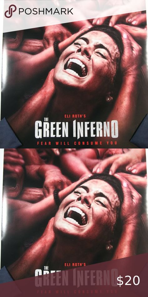 The Green Inferno Movie Poster 27 X 40 Inferno Movie, Green Inferno, Movie Poster, Double Sided, Movie Posters, Green, Closet, Quick Saves, Film Posters