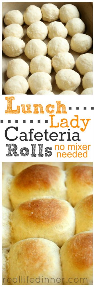 Lunchroom Recipes, Cafeteria Rolls, Cafeteria Recipes, Cafeteria Food, Homemade Rolls, Biscuit Bread, Biscuit Rolls, Yeast Rolls, Lunch Lady