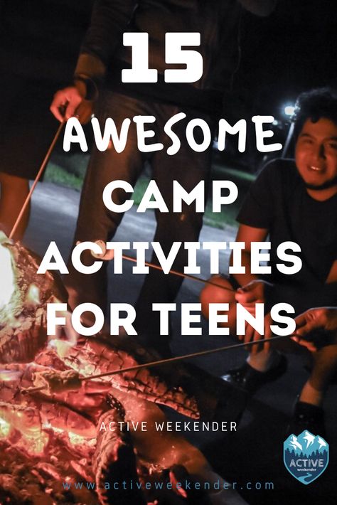 Camp Activities For Teens, Fun Camping Activities, Things To Do Camping, Face Printable, Camping With Teens, Fun Camp, Boys Camp, Group Camping, Camp Activities