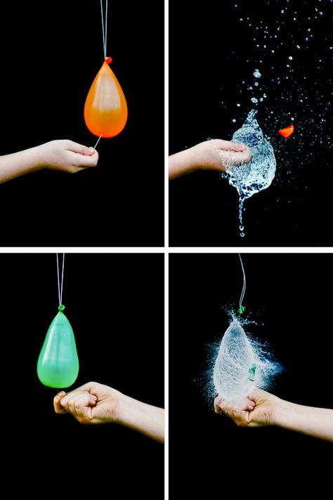 Fun with water balloons Water Balloon Painting, Water Ballon, Water Balloon Crochet Pattern, Water Balloon Photography, Crochet Reusable Water Balloons, Water Balloons, Balloon Art, To Infinity And Beyond, Photography Inspiration