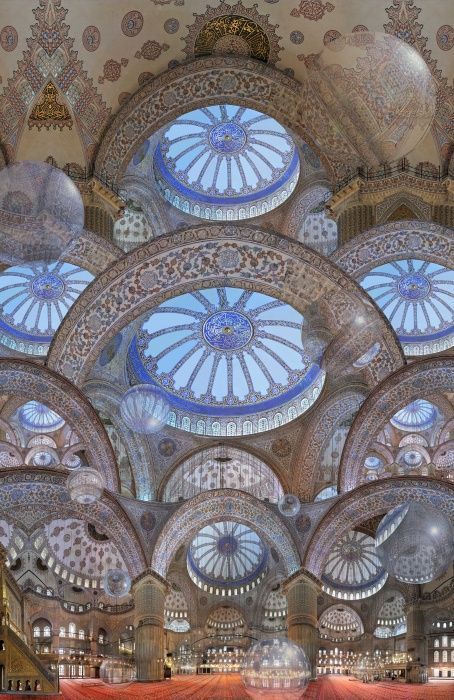 Turkey Architecture, Sultan Ahmed Mosque, Blue Mosque Istanbul, Kusadasi, Blue Mosque, Beautiful Mosques, Islamic Architecture, Beautiful Architecture, Beautiful Buildings