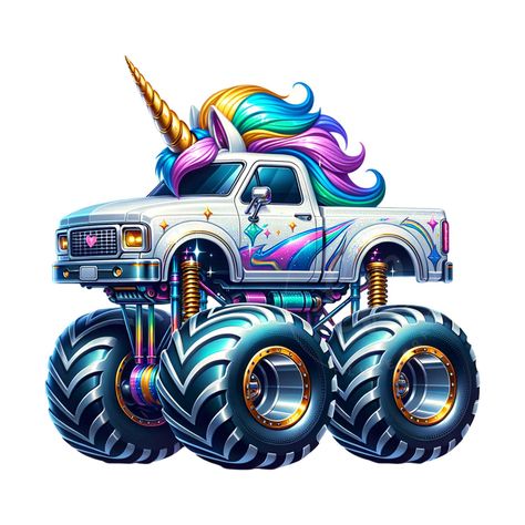 Monster Truck Illustration, Grooms Sister, Monster Truck Clipart, Monster Truck Shirt, Truck Clipart, Unicorns Png, Truck Shirt, Truck Shirts, Themed Events