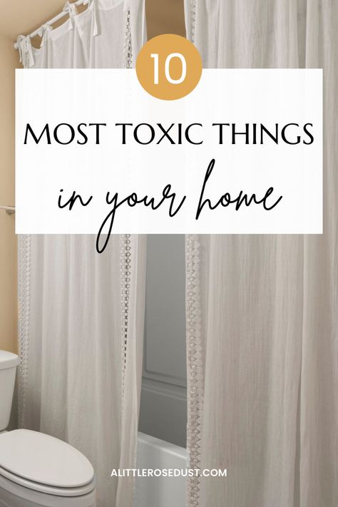 Non Toxic Bathroom Spray, Holistic Cleaning Products, Toxic Things In Your Home, Toxins In Your Home, Nontoxic Home, Toxic Free Home, Homestead Essentials, Natural Homemade Cleaning Recipes, Non Toxic Cleaning Products