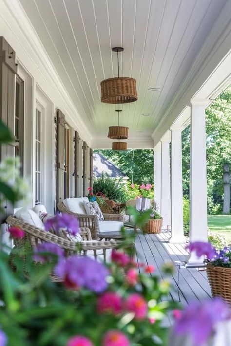 Affordable Porch Ceiling Ideas to Transform Your Home Front Porch Ceiling Ideas, Porch Ceiling Ideas Cheap, Porch Ceiling Ideas, Front Porch Ceiling, Blue Porch Ceiling, Living Room Men, Ceiling Options, House Upgrades, Porch Ceiling