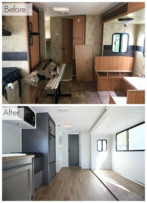 Camper Interior Ideas, Motorhome Remodel, Glamper Camper, Rv Interior Remodel, Caravan Makeover, Camper Trailer Remodel, Diy Camper Remodel, Rv Makeover, Travel Trailer Remodel