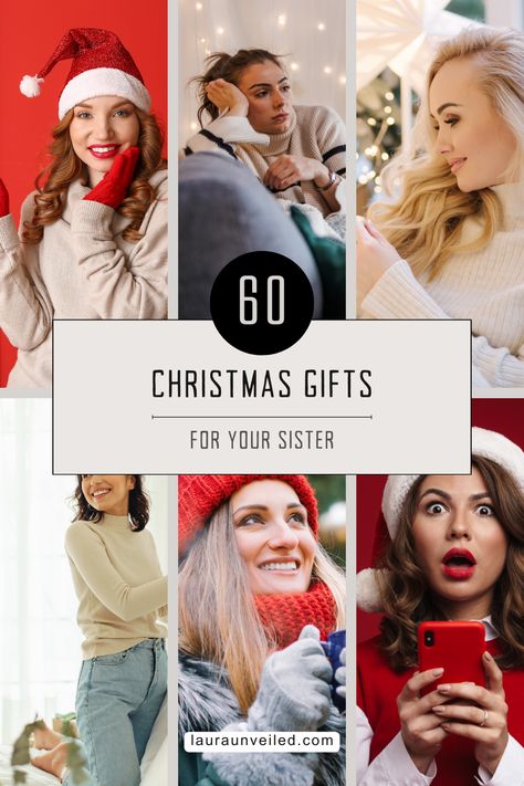 Looking for Christmas gift ideas for siblings? Find the perfect Christmas present for sister-in-law and stuff to get your sister for Christmas. Check out Christmas gifts for sister ideas that she'll love. Discover thoughtful Christmas gifts for your sister and special gifts for older sisters. Get unique Christmas gift ideas for your sister and shop for amazing gifts for your older sister this holiday season. Christmas Gift Ideas For My Sister, Practical Gifts For Sister, Unique Gift For Sister, Older Sister Gifts, Older Sister Christmas Gift Ideas, Christmas Gifts For Older Sister, Sister In Law Gifts Christmas, Gifts For Sister In Law Christmas, Christmas Presents For Sisters