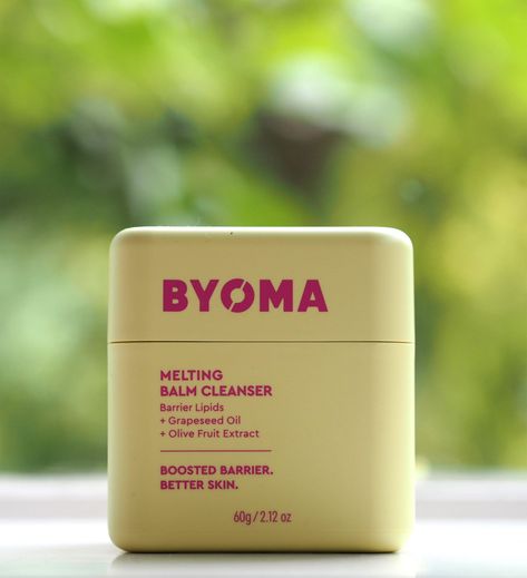 the brilliant new skincare brand is all about protecting and repairing the skin's barrier, find out about the BYOMA melting balm cleanser, easily removes makeup- see more Balm Cleanser, Melting Balm, Dermatological Skin Care, Skincare Brand, Cleansing Balm, Dark Skin Makeup, Olive Fruit, Body Skin Care Routine, Homemade Skin Care