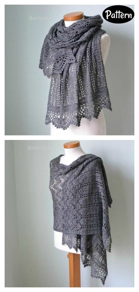 Rectangular Lace Shawl Free Crochet Pattern and Paid Rectangle Shawl Pattern, Crochet Lace Scarf Pattern, Mens Shawl, Lace Shawl Pattern, Crochet Lace Scarf, Super Scarf, Crochet Lace Shawl, Crochet Shawl Pattern Free, Crochet Shawls And Wraps