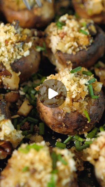 Joanne Gallagher on Instagram: "My friends and family go wild for these cheese stuffed mushrooms. The recipe is so easy to make, and the flavors are out of this world! These tender mushrooms stuffed with cheese, herbs, and garlic are incredible.

Recipe link is in our bio > @inspiredtaste 

20 white button or cremini mushrooms (10 ounces)
1 tablespoon olive oil
1 tablespoon butter
1/2 cup chopped onion, half a medium onion
2 tablespoons minced garlic, 4 to 5 cloves
2 teaspoons chopped fresh rosemary or thyme
2 ounces (56g) shredded cheese like sharp cheddar, mozzarella, Swiss, or a combination
3 tablespoons breadcrumbs, try panko or homemade
Salt and fresh ground black pepper
1 tablespoon chopped fresh parsley or chives for serving, optional

#mushrooms #stuffedmushrooms #vegetarian #veget Wild Mushroom Recipes, Cheese Stuffed Mushrooms, Cremini Mushrooms, Herb Cheese, Wild Mushrooms, Fresh Rosemary, Fresh Parsley, Chopped Onions, Mushroom Recipes