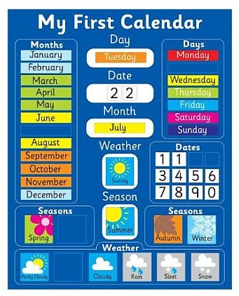 The Importance of a Monthly Calendar for Kids - Buggy and Buddy My First Calendar, Calendar Skills, Weather Chart, Info Board, Classroom Calendar, Magnetic Calendar, Kids Calendar, Amazon Uk, Preschool Learning