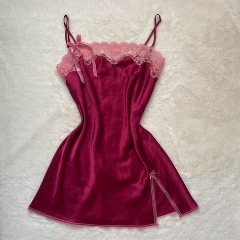 Victoria's Secret Madison Beer Slip Victoria’s Secret Slip Dress, Vintage Victoria Secret Slip Dress, Night Dress Sleep, Snowball Dresses, Pinterest Famous, Victoria Secret Slip Dress, Vintage Victoria Secret, Thrift Inspo, Prom Inspo