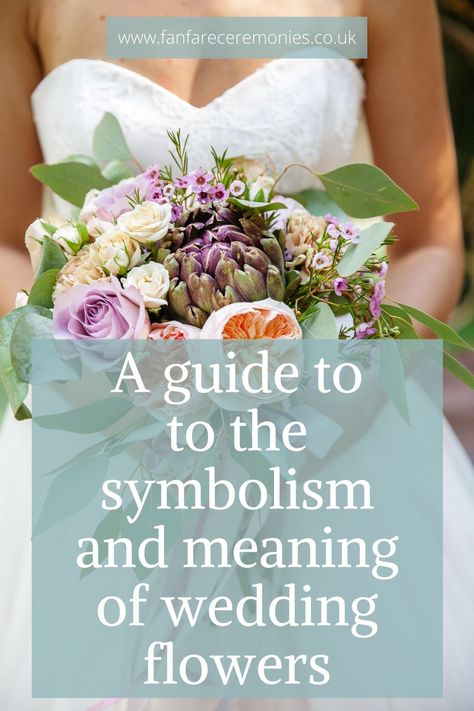 Wedding Flower Symbolism, Wedding Flowers Meaning, Wedding Bouquet Toss, Wedding Meaning, Bridal Wedding Flowers, Country Wedding Flowers, English Country Weddings, Symbolic Meanings, Bright Wedding Flowers