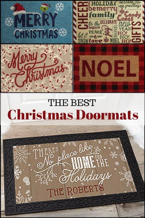 Love all these Christmas Doormats. Perfect for any front porch and will make your front door look seasonal without much decor. Cute!   #christmas #decor #doormat #afflink Pottery Barn Outdoor, Nautical Wreath, Christmas Doormat, House Clothes, Twig Wreath, Pier 1 Imports, Farmhouse Furniture, Seasons Greetings, Christmas Cheer