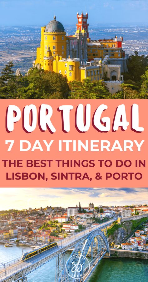 7 Days In Portugal, Traveling To Portugal Tips, Traveling To Portugal, Travel To Portugal, Things To Do In Portugal, Places To Visit In Portugal, Evora Portugal, Portugal Sintra, Portugal Itinerary