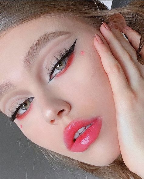 Eyeliner Designs, Eyeliner Ideas, Indie Makeup, Inspiration Tattoos, Valentines Makeup, Edgy Makeup, Makeup Eye Looks, No Eyeliner Makeup, Eye Makeup Art