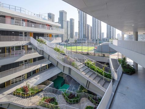 Gallery of Hongling Experimental Primary School / O-office Architects - 3 Architect Office Interior, School Building Design, Campus Design, University Architecture, Architectural Engineering, Architects Office, Chief Architect, School Building, Building Facade