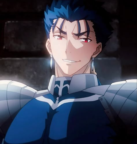 Kai Ryu, Fate Stay Night Lancer, Fate Lancer, Cu Chulainn Fate, Lancer Fate, Cu Chulainn, Type Moon Anime, Fate Characters, Fate Anime