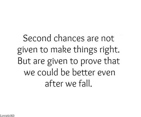 THIS is WHY I'm DETERMINED NOT to fail this time around ... I made a promise & I intend to do ALL that I can to fulfill it. Old Love Quotes, Second Chance Quotes, Chance Quotes, Second Chances, Old Love, Make Things, Second Chance, Be Better, A Quote