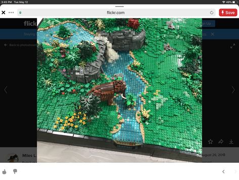 Skyrim Ideas, Lego Camping, Lego Forest, Lego Island, Lego Tree, Lego Village, Lego Sculptures, Lego Display, Lego Diy