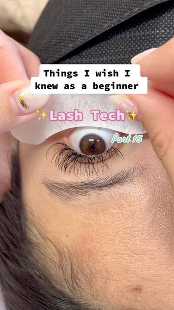 Things I Wish I Knew As A Beginner Lash Tech, Small Eyelash Room Ideas, Lashes For Beginners How To Apply, Lash Extensions Essentials, Lash Tech Tips And Tricks, Eyelash Extensions Beginner, Begginer Lash Tech Tips, Lash Tech Essentials List, Lash Extension Inspiration