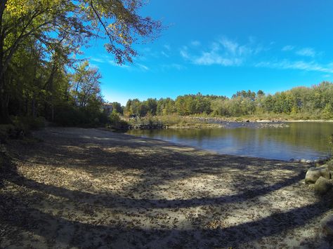 Saco River access at Swans Falls Campground in Fryeburg, Maine Fryeburg Maine, River Pictures, Swans, Maine, Country Roads, Road, Water, Quick Saves