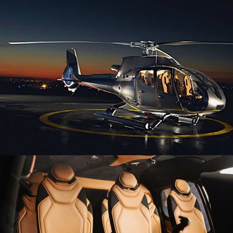 Aston Martin Helicopter, Black Helicopter Luxury, French Style Mansion, Jetset Lifestyle, Helicopter Cockpit, Airbus Helicopters, Bell 47 Helicopter, Bell 407 Helicopter, Military Helicopter