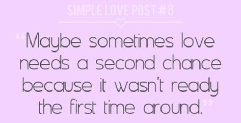 Second Chance Quotes, Chance Quotes, Distance Love Quotes, Quotes About Love And Relationships, Love Post, Second Chances, Trendy Quotes, Happy Relationships, New Quotes