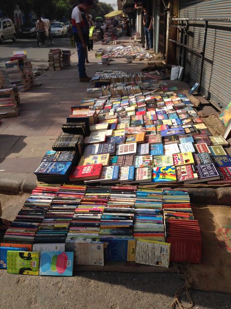 Used book market. Every Sunday morning in Daryaganj, New Delhi. Desi Books, Romance Books Quotes, Library Aesthetic, Best Quotes From Books, Phone Wallpaper Quotes, Arabian Beauty, Cute Galaxy Wallpaper, Indian Aesthetic, Book Marketing