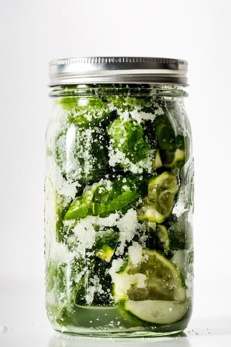 What To Do With Limes, Preserved Limes, Preserved Lemons Recipes, Anchovy Pasta, Lemons Recipes, Lime Pickles, Med Diet, Lime Recipes, Kitchen Basics