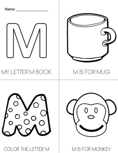 Letter M Pre K Activities, Letter M Books For Preschool, Letter M Activities For Toddlers, Letter M Crafts For Toddlers, M Is For, Letter M Crafts For Preschoolers, Letter M Template, Letter M Preschool, Letter M Activities For Preschool