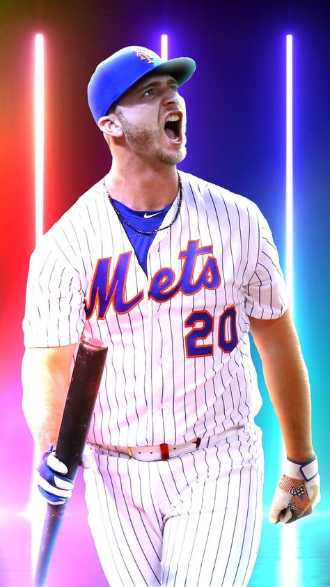 Pete Alonso Pete Alonso Wallpaper, Pete Alonso, Lets Go Mets, Mets Baseball, Nba Basketball Art, Ny Mets, Sports Wall, Mlb Teams, Play Ball