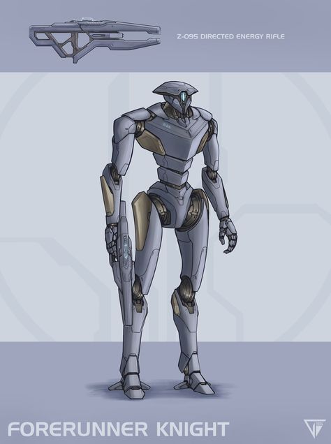 Halo Aliens, Halo Suits Armors, Halo Forerunner, Halo Forerunner Armor, Combat Robot, Science Fiction Artwork, Military Robot, Star Wars Droids, Drone Design