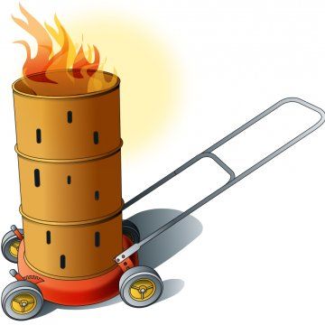 Burn barrel on wheels will save you time | Successful Farming Burn Barrel Ideas Fire Pits, Barrel Fire Pit, Burn Barrel, Fire Pit Gallery, Barrels Diy, Barrel Smoker, Crop Insurance, Off Grid Survival, 55 Gallon Drum