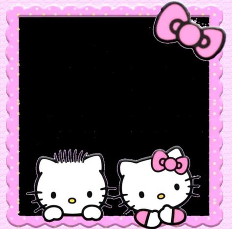 Hello Kitty Photo Frame, Hello Kitty And Dear Daniel, Collage Photo Frame Design, Cute Picture Frames, Dear Daniel, Hello Kitty Photos, Logo Design Inspiration Creative, Bullet Journal Mood Tracker Ideas, Hello Kitty Aesthetic