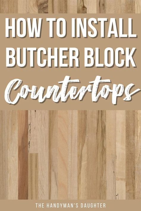 How To Seal Butcher Block Countertops, Seal Butcher Block Countertops, How To Install Butcher Block Countertops, Sealing Butcher Block Countertops, Installing Butcher Block Countertops, Install Butcher Block Countertops, Kitchens With Butcher Block Countertops, Wood Kitchen Countertops, Butcher Block Countertops Island