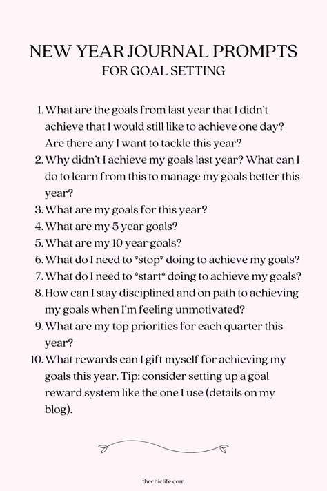 Want to do some goal setting in the new year? Use these New Year journal prompts to help you plan achievable goals you love and feel aligned to. Click for 100 New Year journal prompts for more topics like health, self-reflection, and letting go. I also made a FREE New Year writing prompts printable PDF for you too! New Year Writing Prompts, Scripting Examples, Journaling 2025, 2024 Journaling, 2025 Journaling, New Year Journal Prompts, Year Journal Prompts, New Year Writing, January Journal Prompts